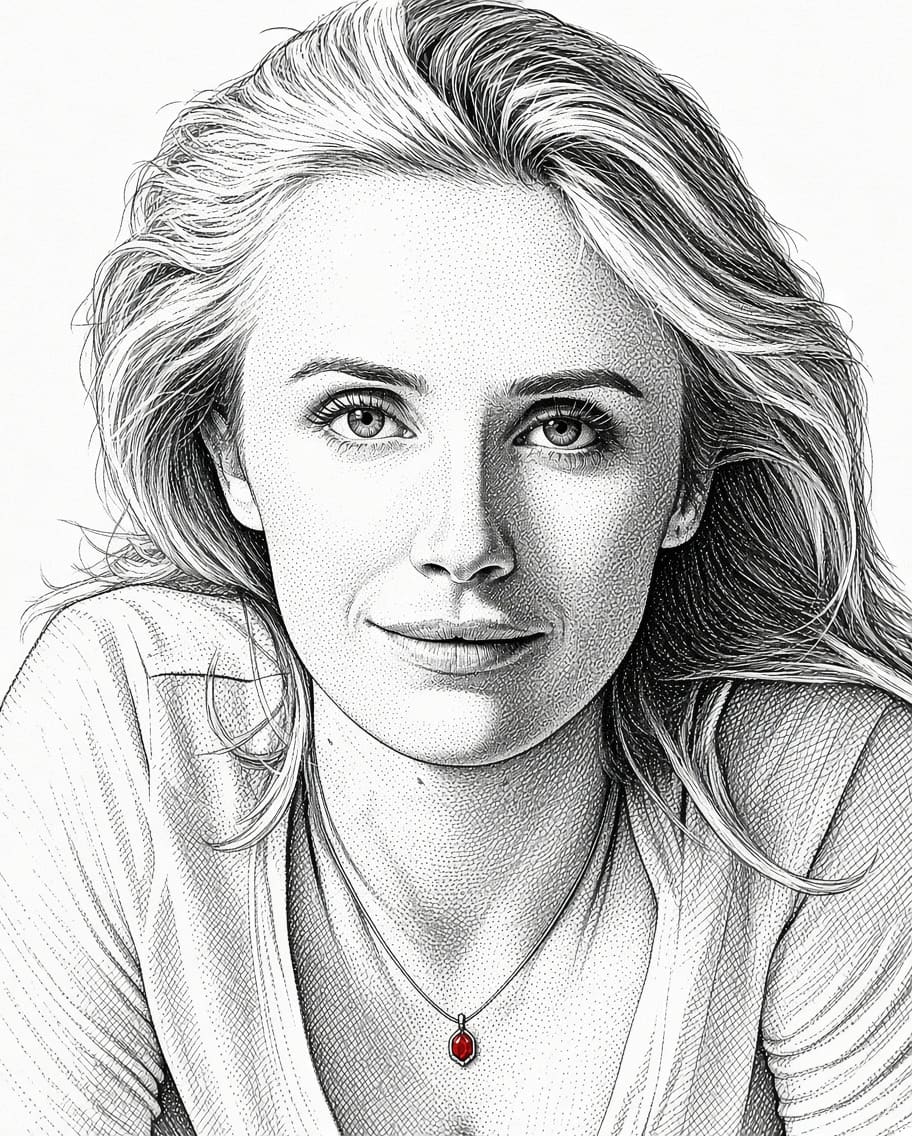 Illustration of Jennifer Siebel Newsom