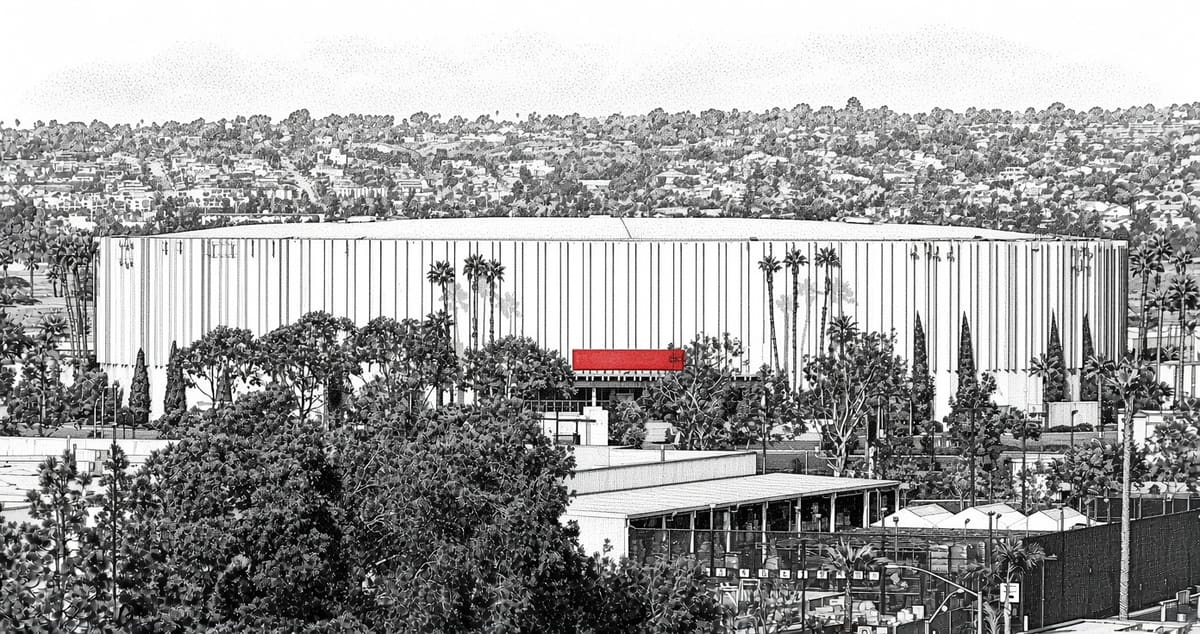 Illustration of San Diego Sports Arena