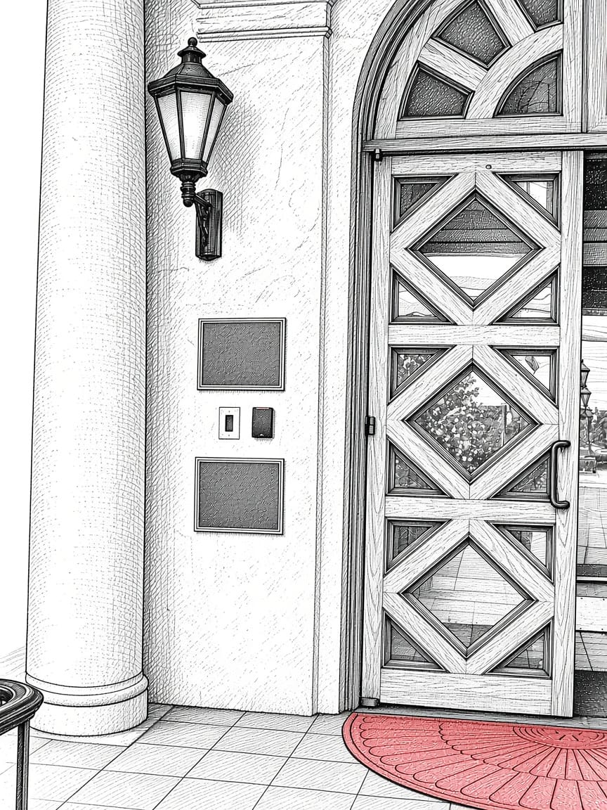 Illustration of the Richard H. Chambers U.S. Court of Appeals building in Pasadena, where the Ninth Circuit heard the case