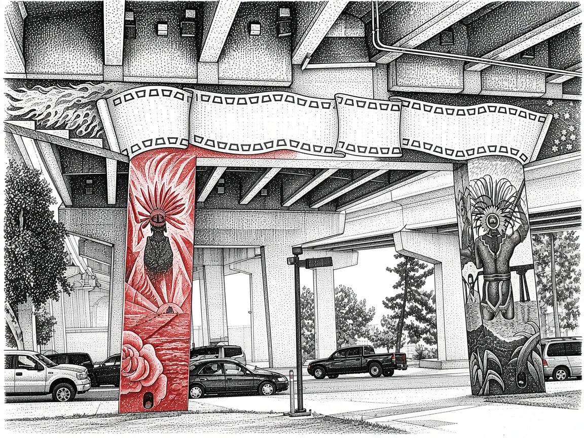 Ilustración del Chicano Park